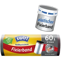 swirl 60,0 l Müllbeutel 5022 schwarz - 10 Stück