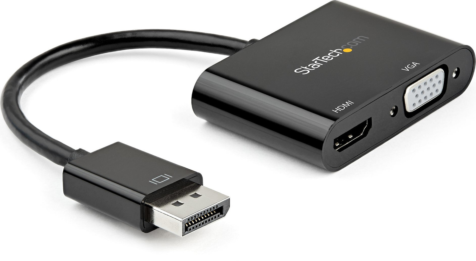 StarTech.com DisplayPort naar HDMI 2.0 (4K 60Hz) en VGA 1080p adapter, DP naar HDMI of VGA converter, DP2VGAHD20