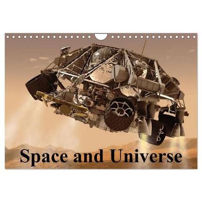 Space and Universe (Wall Calendar 2027 DIN A4 landscape), CALVENDO 12 Month Wall Calendar