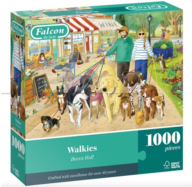 Jumbo Games Puzzle 1000 pcs Falcon : Walkies - Jumbo