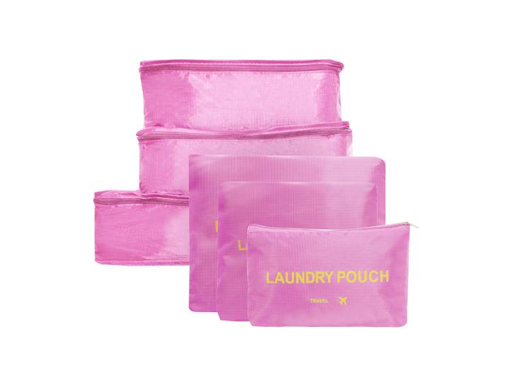 Reiseorganizer Set 6-teilig rosa