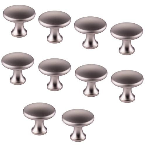 SOTECH Denise Meubelknoppen RVS-look mat, 10 stuks, Diameter: 29 mm, Hoogte: 25 mm