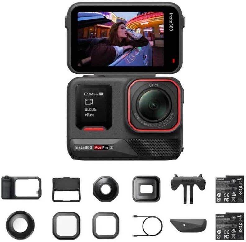 Action Cam Insta360 ACE PRO 2 - Ultimate Videography Bundle taglia uni