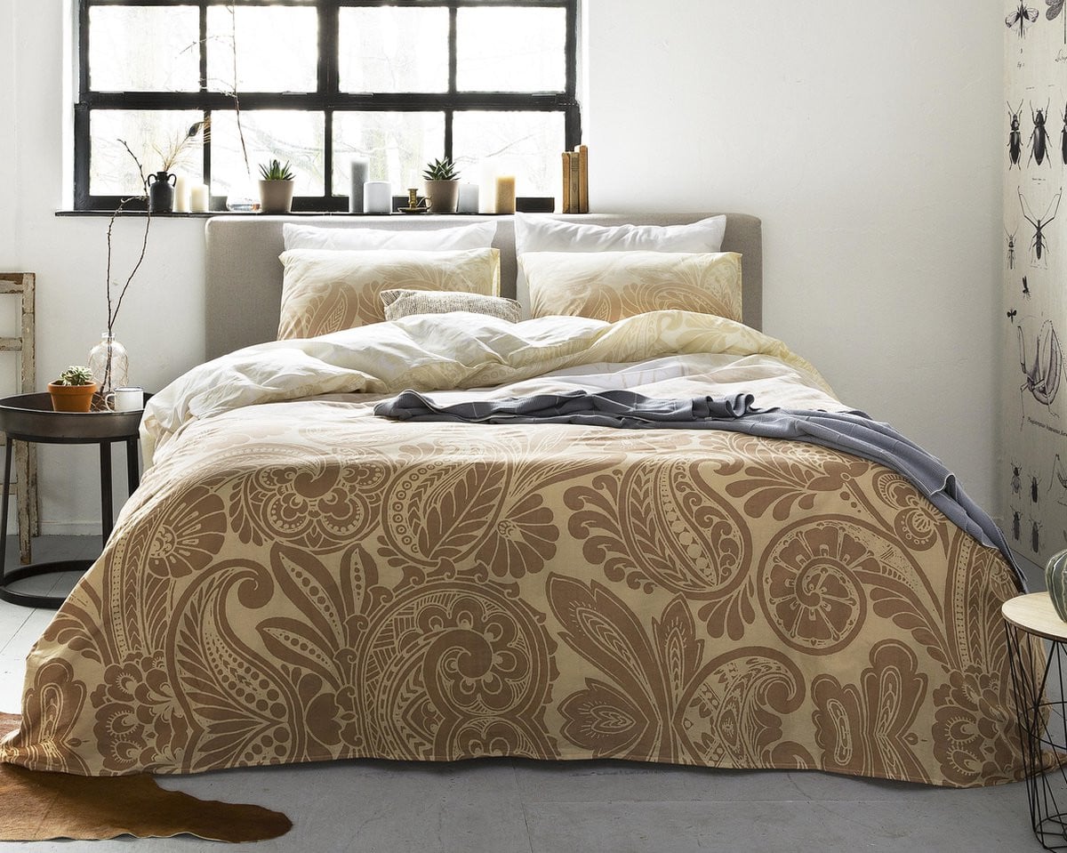 Dreamhouse Bedding Ma Cherie Dekbedovertrekset Lits-Jumeaux - Taupe - 240 x 220 cm met 2 kussenslopen 60 x 70 cm