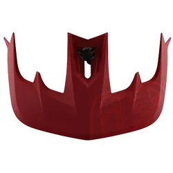 TROY LEE DESIGNS STAGE HELMVISIER, STEALTH, RED