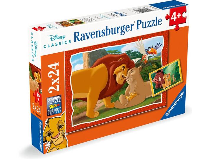 Ravensburger The Lion King - Kinderpuzzel - 2x 24 stukjes - Multicolour (2 puzzels)