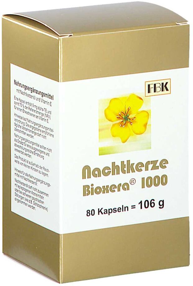 FBK-Pharma Nachtkerze Bioxera 1000 Kapseln 80stk