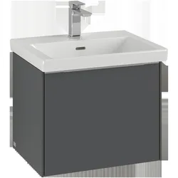 Villeroy & Boch Subway 3.0 Waschbeckenunterschrank, 1 Auszug, 523x429x448mm, C57902AH, Farbe: Front/Korpus: Wine Red, Griff: Wine Red