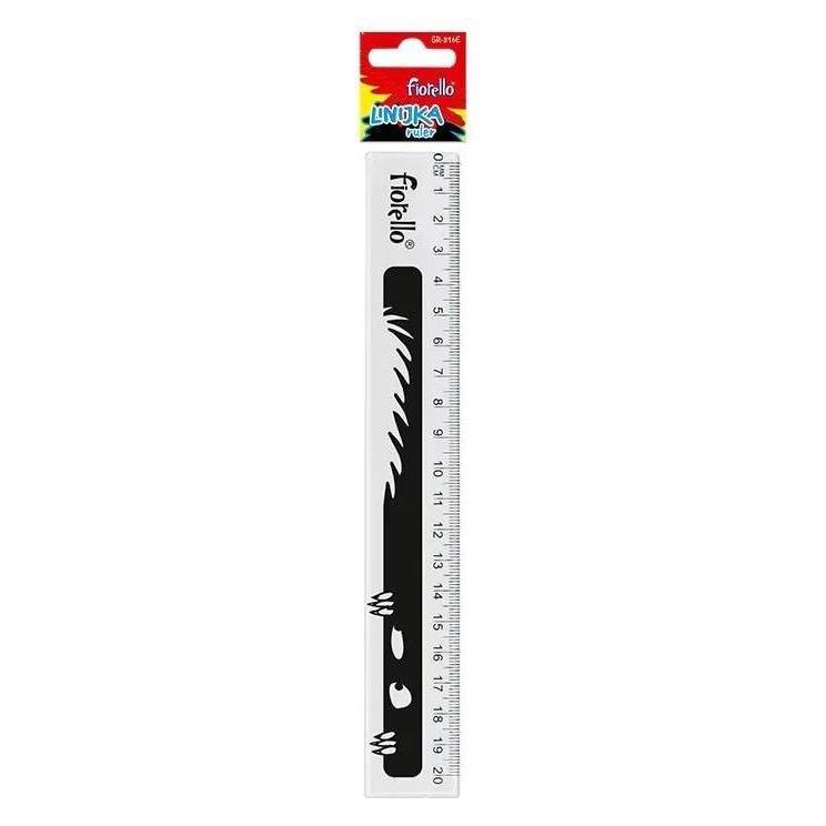 GrandHall Kunststofflineal 20 cm FIORELLO (20 cm, Kunststoff) (48986156)
