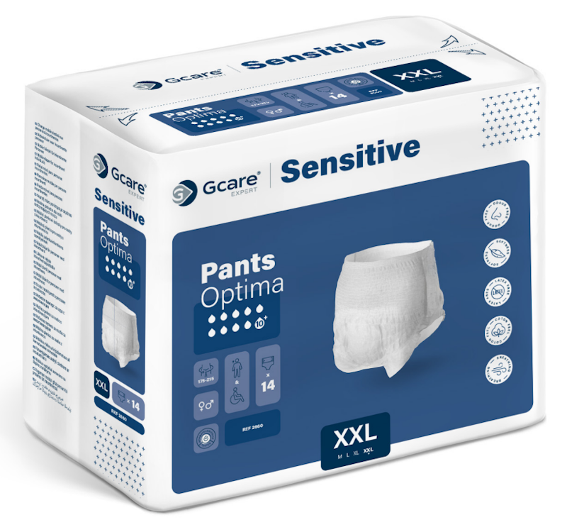 Gcare Expert Pants Optima 2XL - 6 paquets de 14 protections