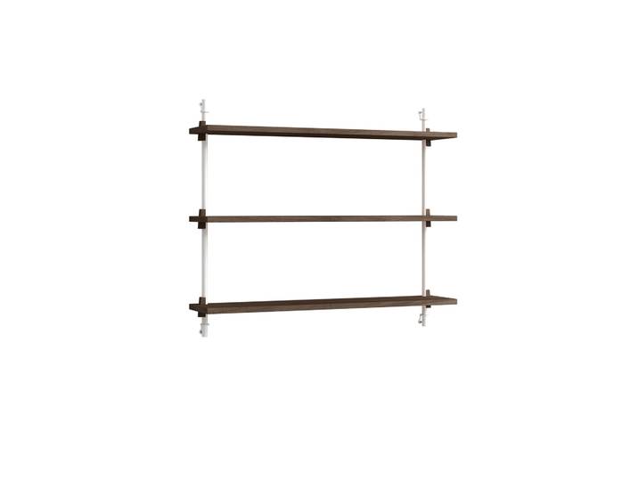 MOEBE Étagère murale Wall Shelving Chêne fumé-white, 92x65x17,5 cm, WS.65.1
