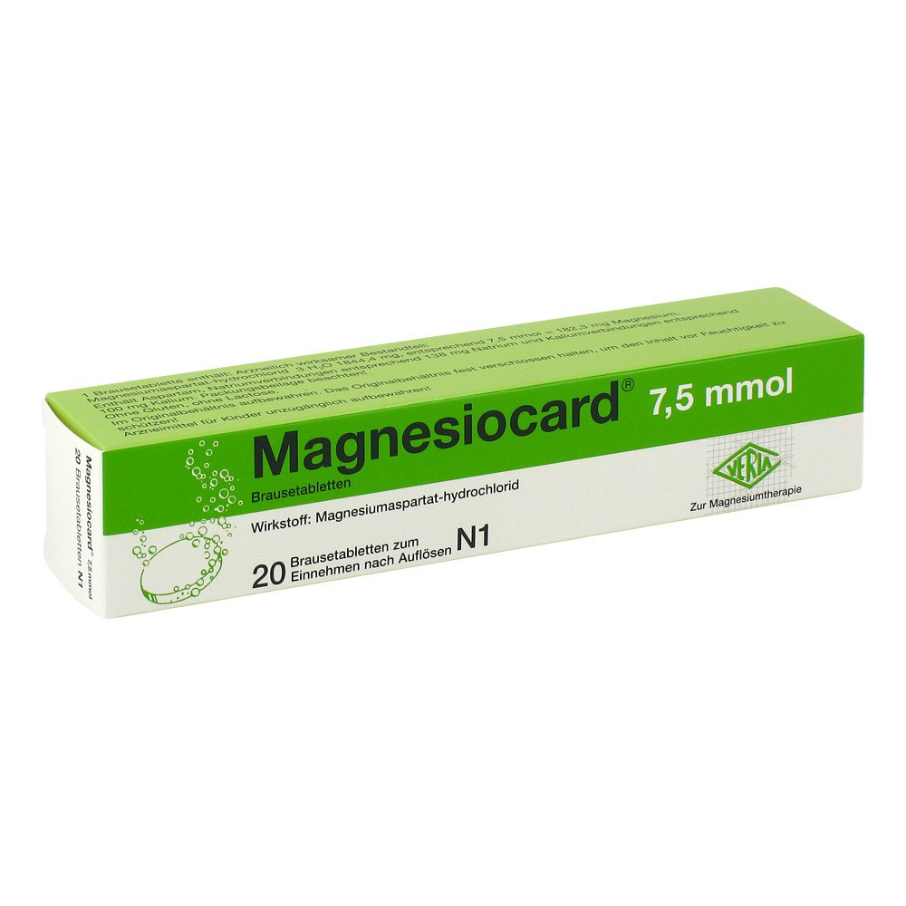 Verla-Pharm Arzneimittel GmbH & Co. KG Magnesiocard 7,5 mmol Brausetabletten 00110289
