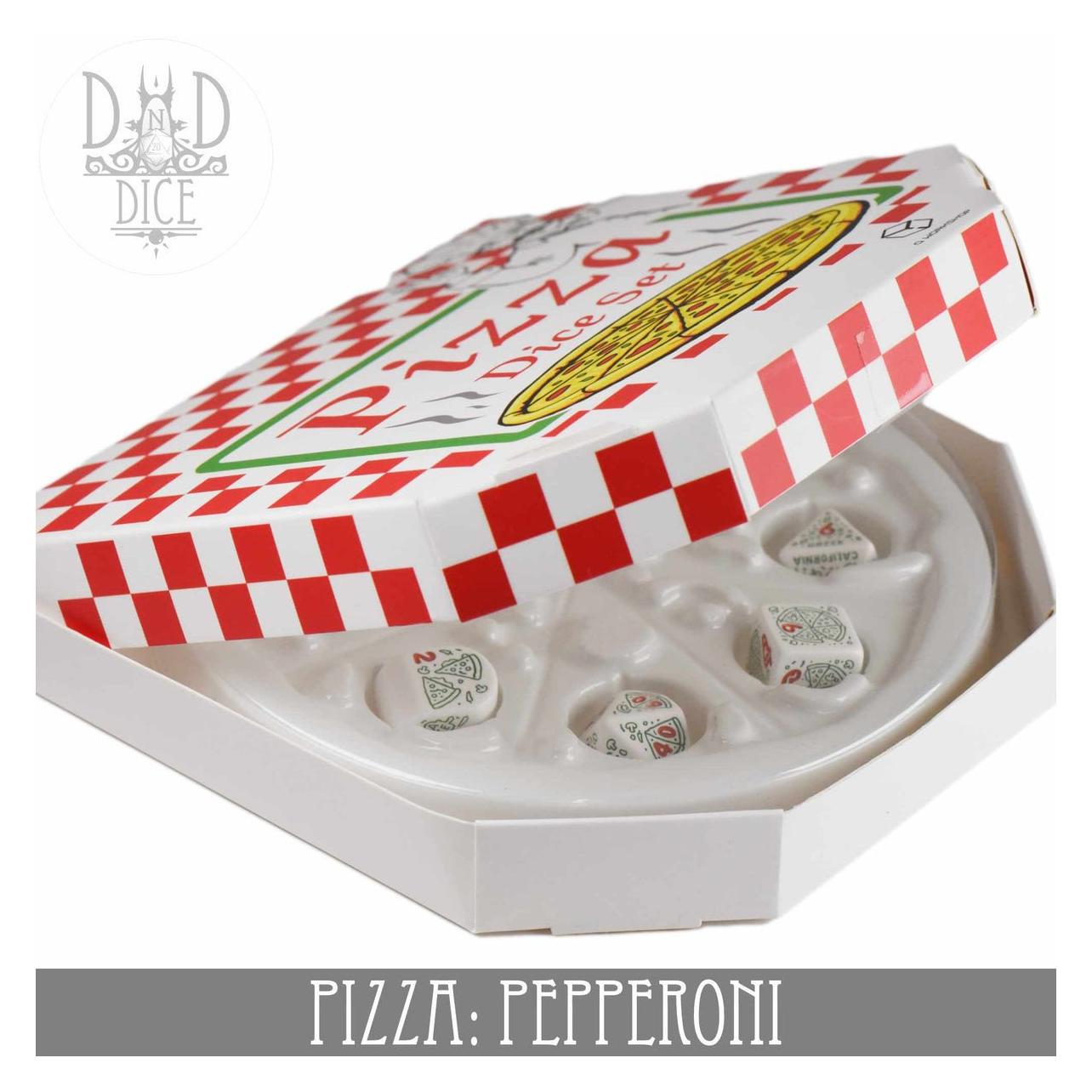 Q Workshop Pizza Dice Set: Pepperoni (49152595)