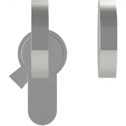 ABB EH3AEECIN Profilhalbzylinder V2432E EH2/EH3/EH4/EH4S Schließzunge 3 Uhr mit 2 Schlüssel