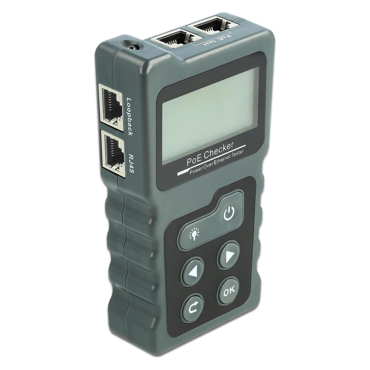 Delock Netzwerktester RJ45 und PoE (Kabeltester) (63110)