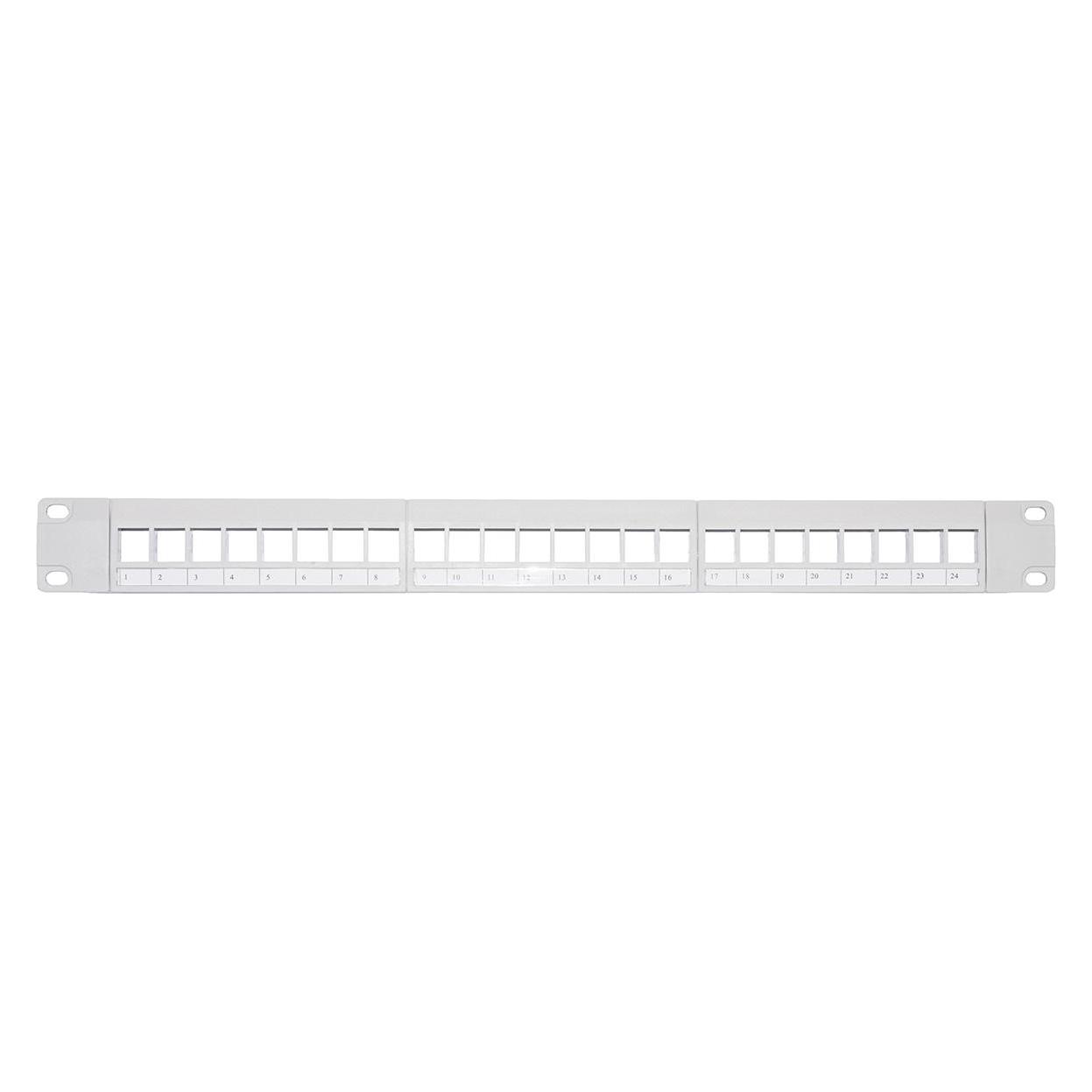 Link leeres Patchpanel Farbe grau 24 (LKPV24B)