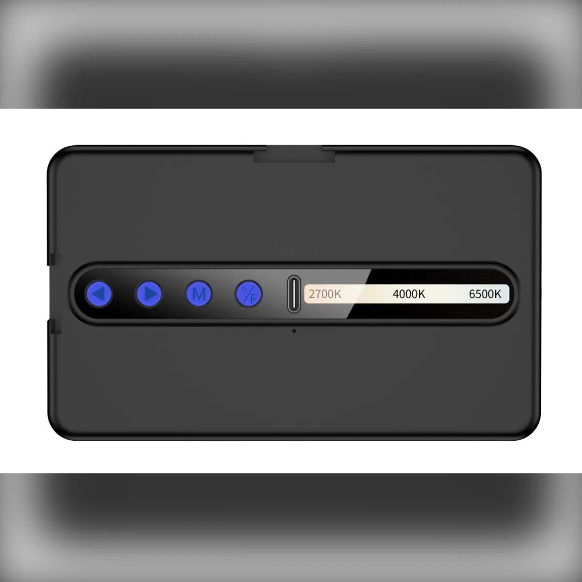 INF LED Fill Light M160 RGB Clip-On Light compatible with, 6.5W RGB HSI Color, CRI96+, 2700-6500K, 1800mAh Rechargeable