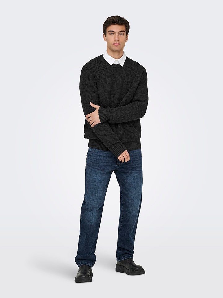 ONLY & SONS Pullover "Dale" in Schwarz - S