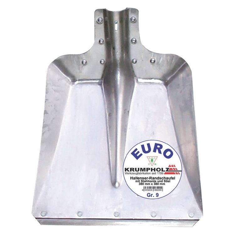 Krumpholz Hallenser Randschaufel FAVORIT Grösse 9 380 x 380 mm Aluminiumblech (6201)