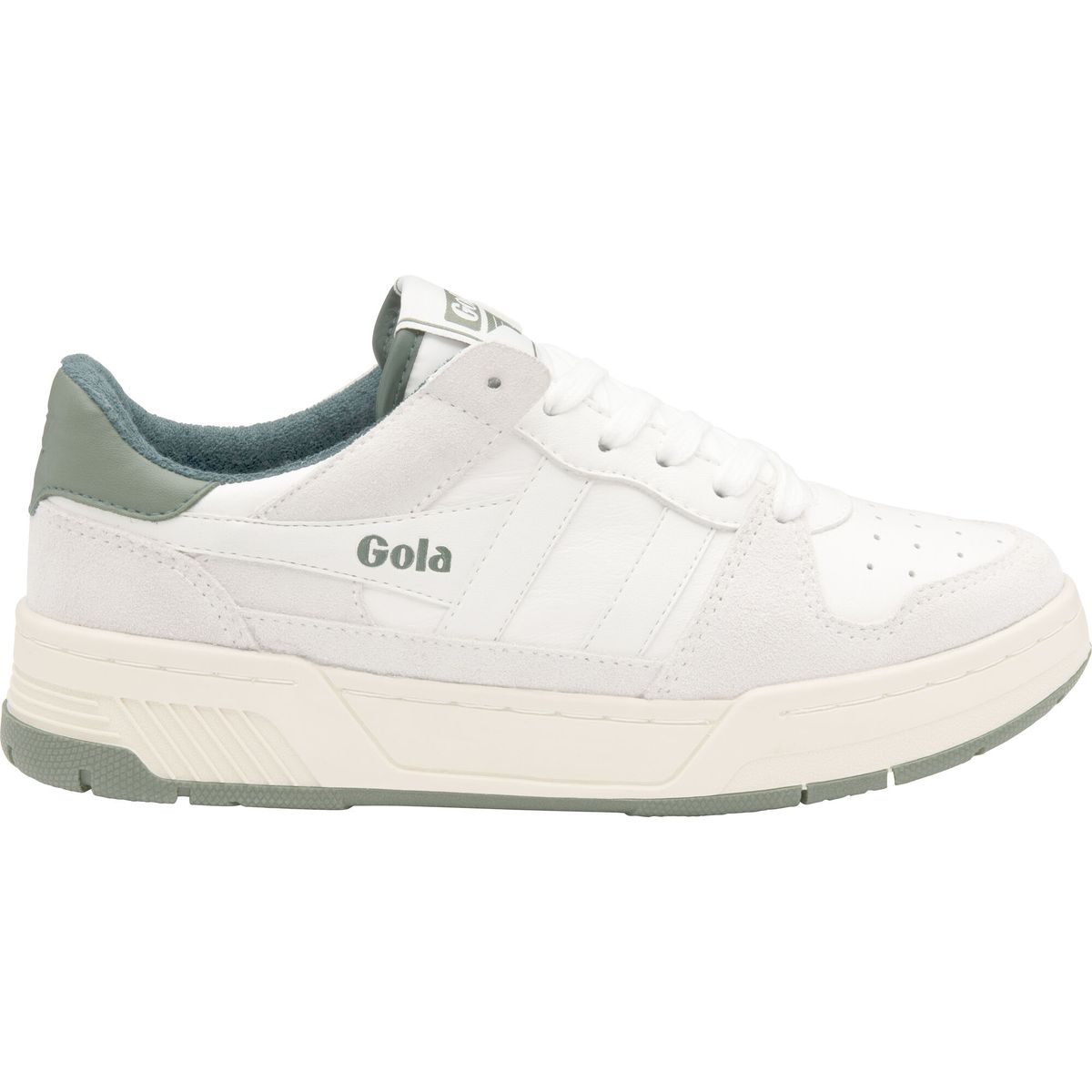Gola Allcourt '86 Sneaker Women white/evergreen (WN) 7 CLB533-WN-7-whiteevergreen