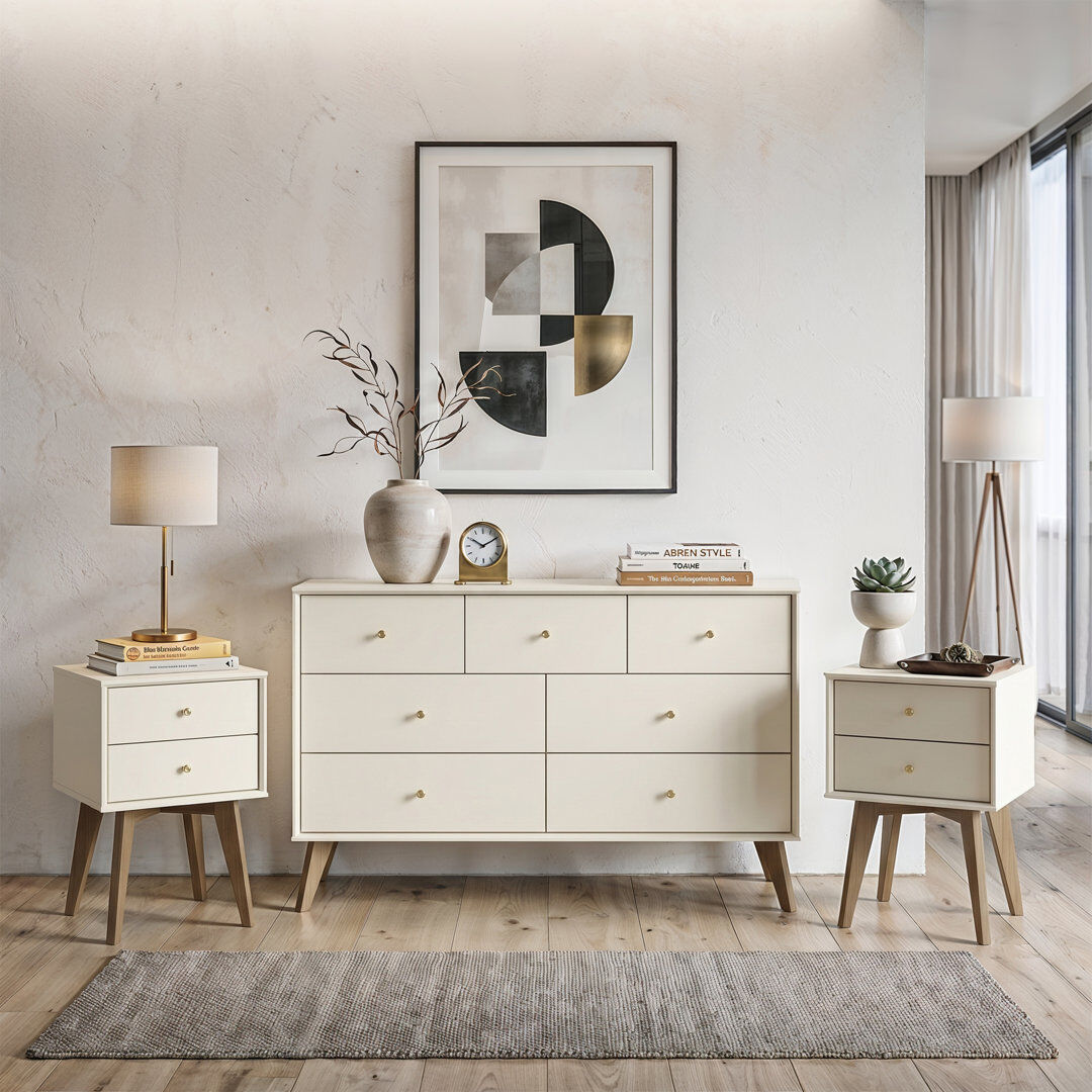 George Oliver Abby George Sleep Suite Bedroom Set Ivory