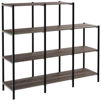 ClosetMaid Weathered Gray Steel Frame Display Shelf