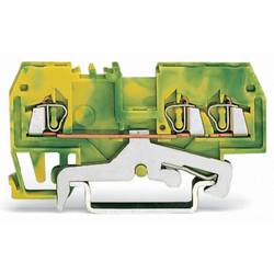 WAGO 279-687 Schutzleiterklemme 4 mm Zugfeder Belegung: PE Grün, Gelb 100 St. Bulk