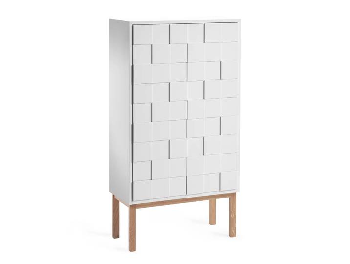 A2 Collect Schrank 2010 weiß-Eiche Eiche weiß geölt