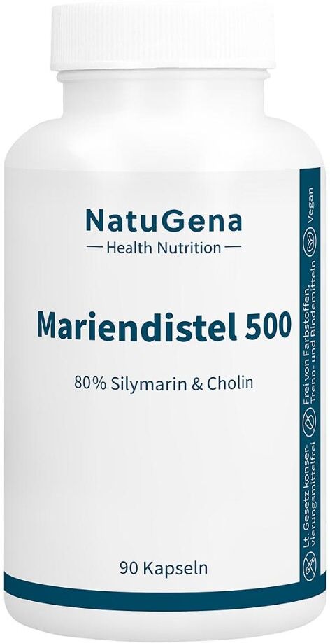 Mariendistel 500 Silymarin & Cholin Vegan Kapseln