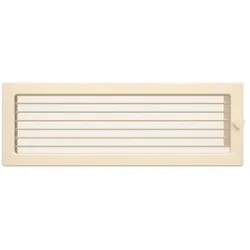 OutInFire Kaminlüftungsgitter 17x49 creme mit Rollladen