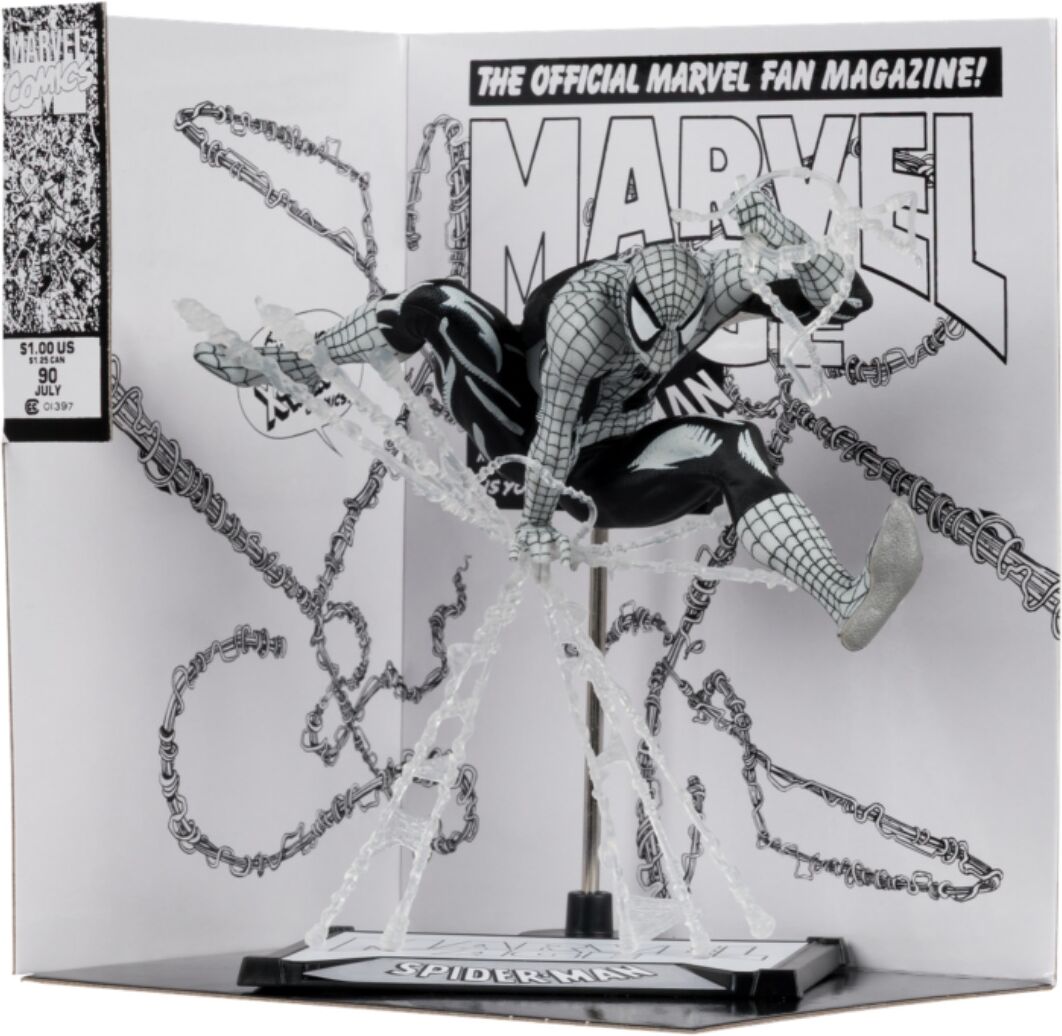 Marvel Pvc Staty 1/10 Spider-Man (Marvel Age #90) (Line Art) - 18 Cm