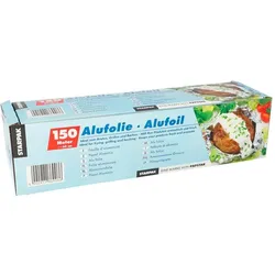 Papstar 86908 Alufolie für Lebensmittel, Lebensmittelverpackung, Silber