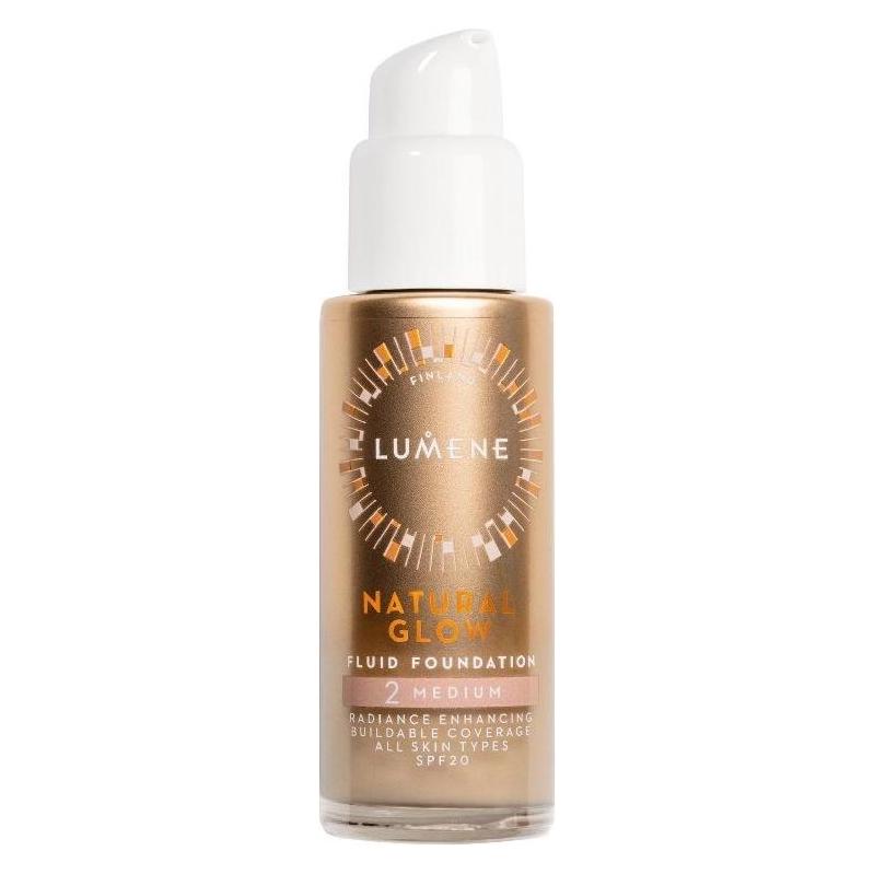 Lumene Natural Glow Fluid Foundation rozświetlający podkład do twarzy 2 Medium 30ml (Medium) (6412600832631)