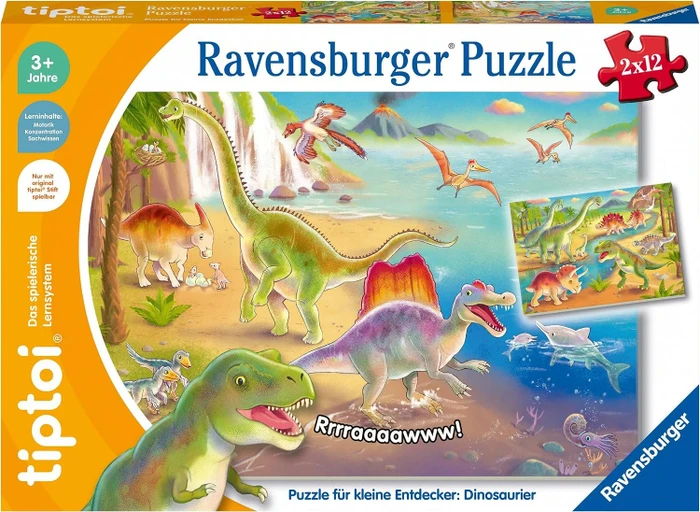 Ravensburger tiptoi Puzzle für kleine Entdecker: Dinosaurier