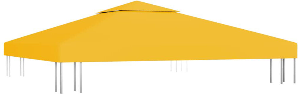 Centeio Dakota Fields Fabric Replacement Canopy for Gazebo Yellow 300cm W x 300cm D