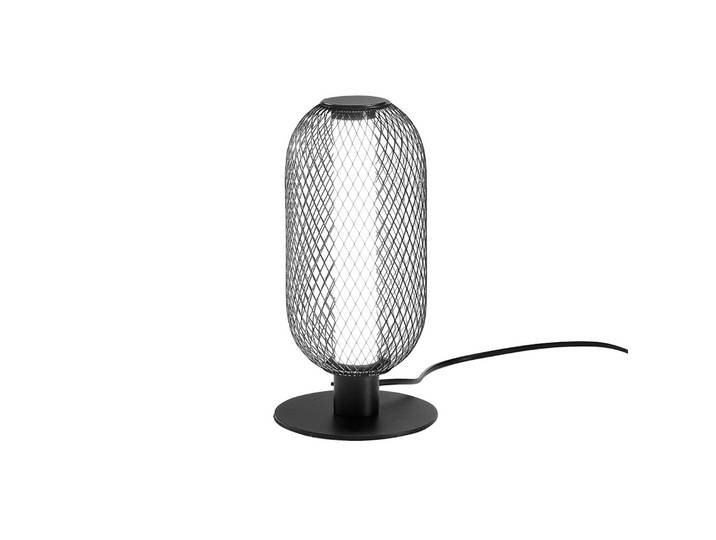 LED-tafellamp Inkas, zwart, Woon-/ Eetkamer, metaal, LED tafellamp