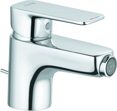 Kludi Pure&style Bidetarmatur 402160575 chrom, mit Metall-Ablaufgarnitur