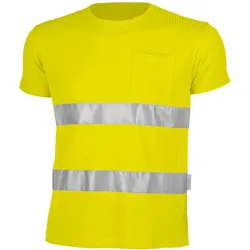 QUALITEX HIGH QUALITY WORKWEAR T-Shirt signal warngelb Damen: 40 Herren: M