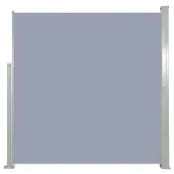 vidaXL Ausziehbare Seitenmarkise 140 x 300 cm, Modell Sirocco Prestige in Grau