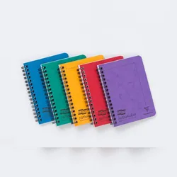 Clairefontaine 10x Europa Notemaker, Doppelspiralheft A6, 60 Blatt liniert abtrennbar - Sortierung A 482/1138Z