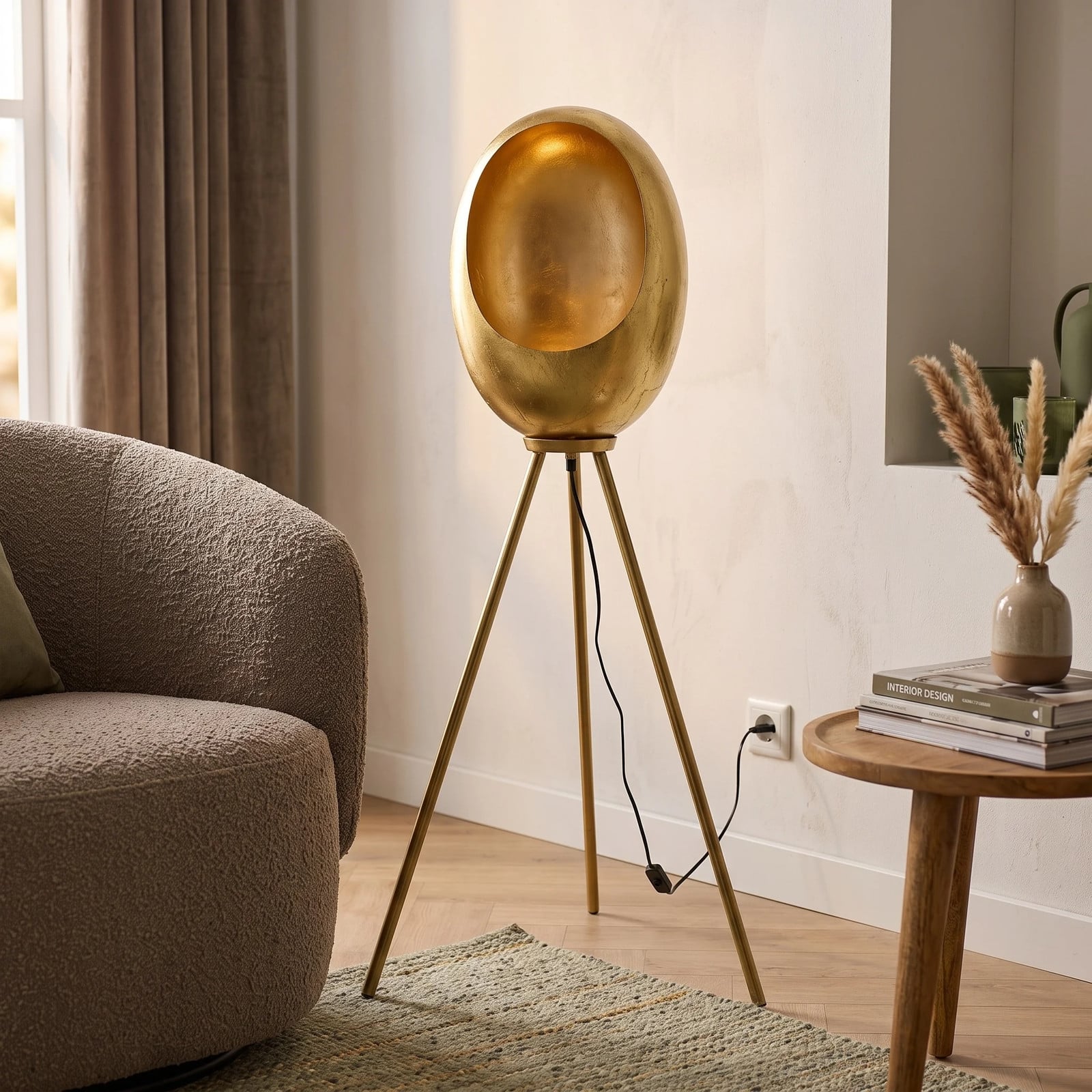 Countryfield Vloerlamp Goud/Messing - Industrieel Design - E27