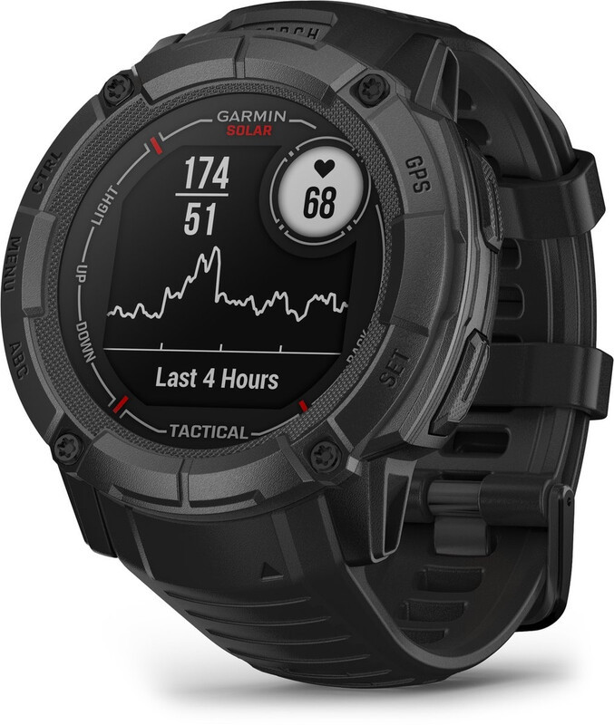 Garmin Instinct 2X Solar Tactical Edition Smartwatch - Zwart - 50 mm