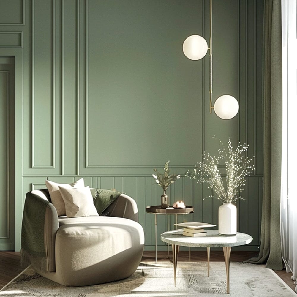 Matcha Sorbet Green Walls & Ceilings Washable Flat Matt Paint - 2.5L