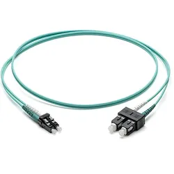 Corning LWL-Patchkabel LC/SC OM3 50/125,1m,türkis F055702T2Z20001M