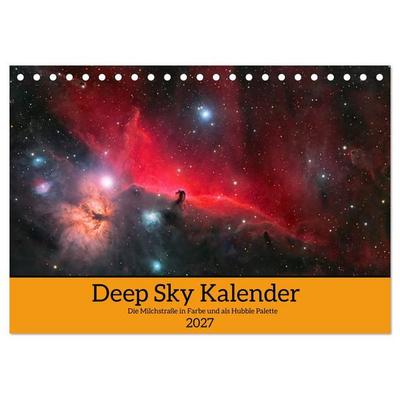 Deep Sky Kalender (Tischkalender 2027 DIN A5 quer), CALVENDO Monatskalender