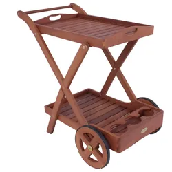 Garden Pleasure Teewagen TOLEDO, Eukalyptus geölt
