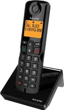 Alcatel S280 DE Schnurlostelefon - Schwarz