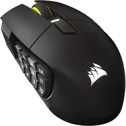 Corsair Gaming-Maus Scimitar Elite Wireless SE, Maus Features (Kabellos), Maus, Schwarz