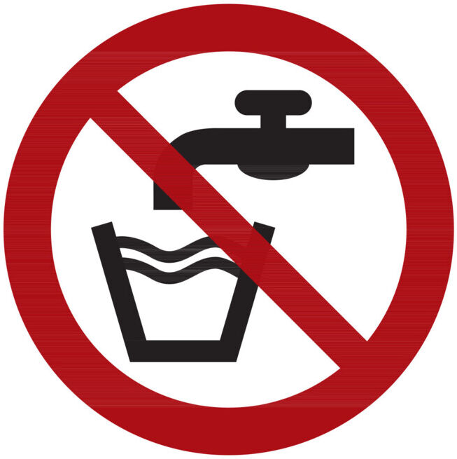 Panneaux d'interdiction Eau non potable, Type: 04100 ; nVent HOFFMAN (F170.08.215)