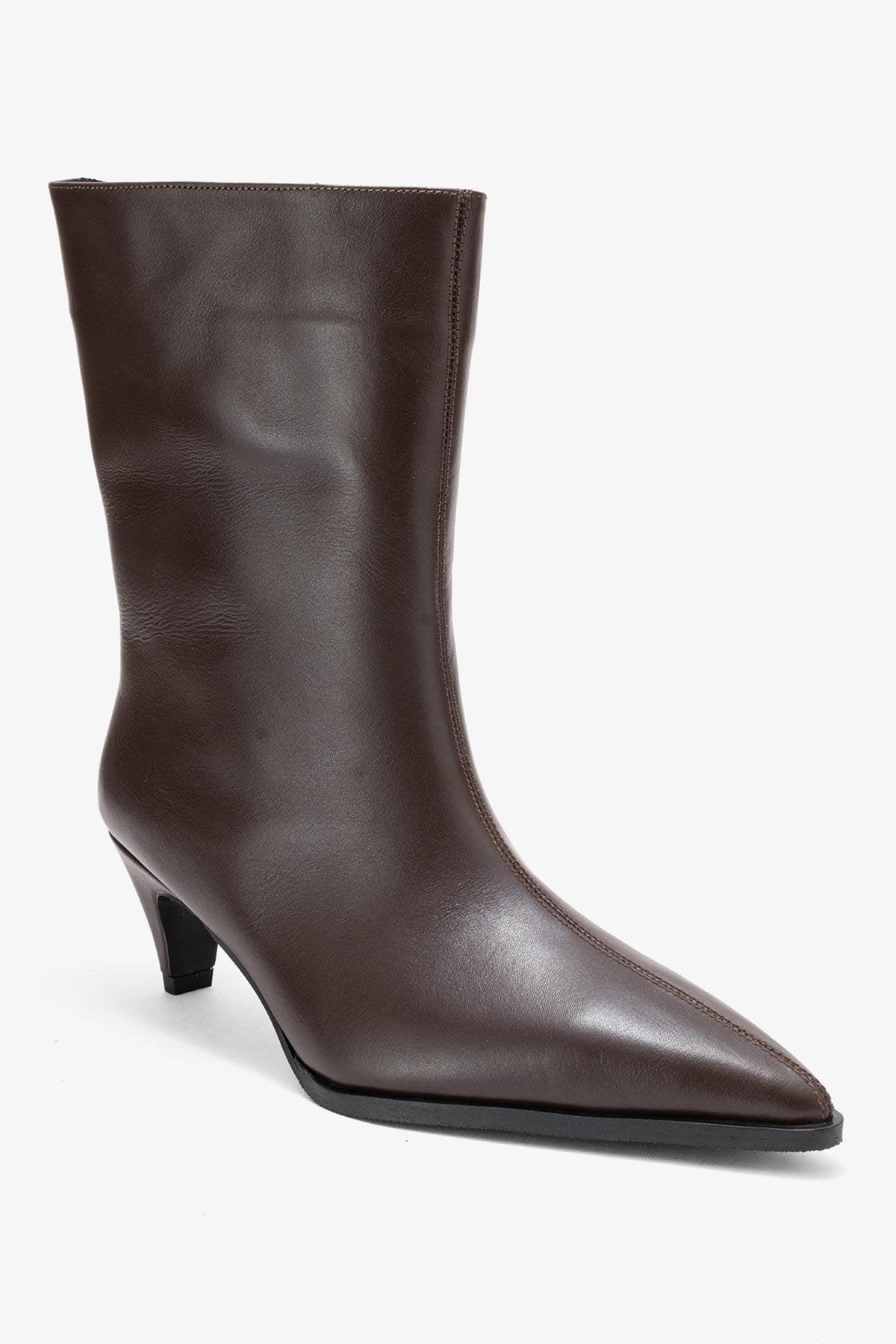 Aleo Leder Spitze Stiefel